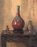 Red Chinese Vase